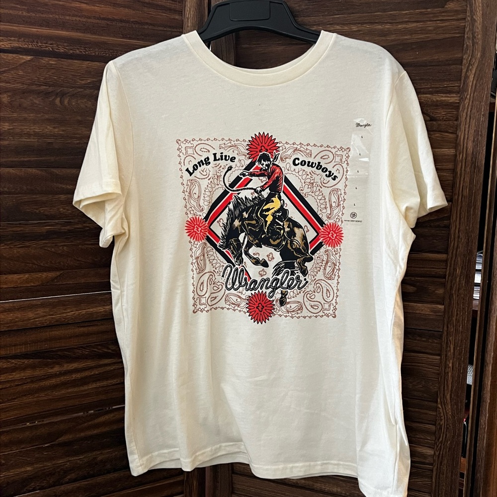 Wrangler Retro Long Live Cowboys Graphic T-Shirt